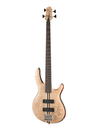 (LUT) A4-Plus-FMMH-WBAG-OPN Artisan Series Бас-гитара, цвет натуральный, с чехлом, Cort