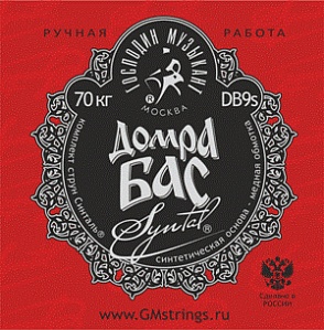 DB9S Комплект струн для домры бас, синталь/медь, Господин Музыкант