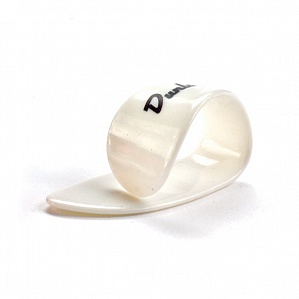 9002P Медиатор на большой палец, средний, белый, Dunlop