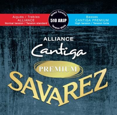 510ARJP Alliance Cantiga Premium Струны для классической гитары, нормальное натяжение SAVAREZ  