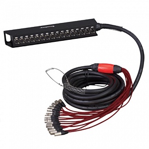 BCB903-15m Сценическая коммутационная коробка (мультикор) 12хXLR входов+4хXLR выхода, 15м, Soundking