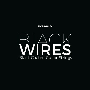441100 Black Wires Комплект струн для электрогитары, никелированные, с покрытием, 10-46, Pyramid