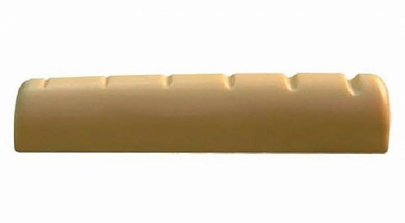 MA026С Порожек верхний для акустической гитары, цвет - слоновая кость. 51x3x7.8-7.1. Alice