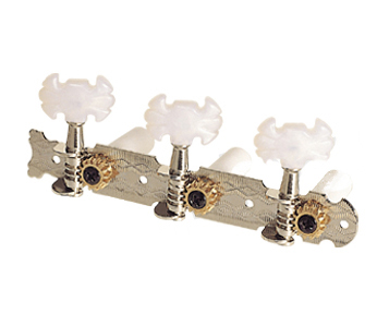 JC-59 Колки для классической гитары, на планке, никель, Metallor