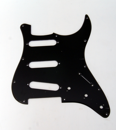 H-1001D Защитная накладка для электрогитары SSS, однослойная, черная, Caraya