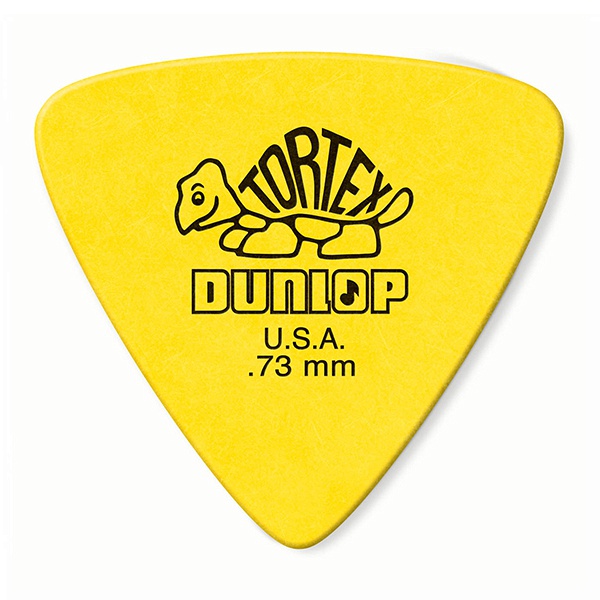 431R.73 Tortex Triangle Медиатор 1шт, толщина 0,73мм, треугольные, Dunlop