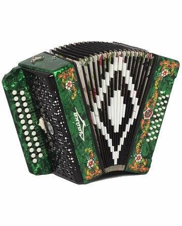 S5XL-A-GR Гармонь "Чайка 314" 25х25-III-2, зеленая, Шуйская гармонь