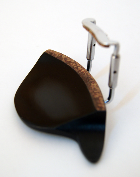 VC11Eu-1/4 Подбородник для скрипки, модель Dresden, форма крепления - U, черное дерево, WBO