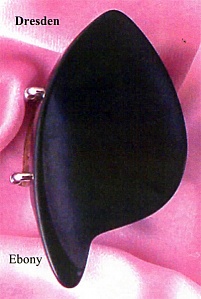 VC11Eh-4/4 Подбородник для скрипки, модель Dresden, крепление Hill, черное дерево, WBO