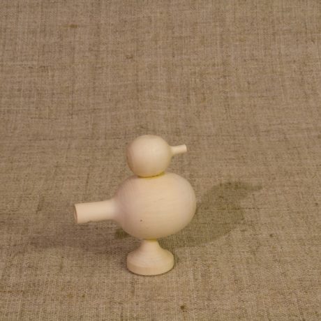 MS-KP-SS-02/КП-СС-02 Свистулька деревянная, лак, Мастерская Сереброва