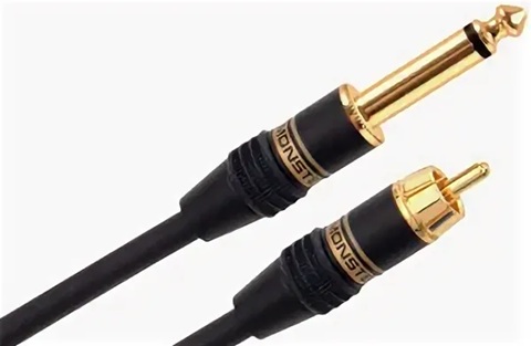 SL-CR-2 Кабель акустический Studiolink RCA-Jack 6,35мм моно, 2м, 1шт, Monster Cable