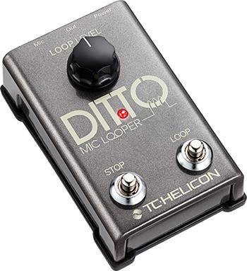 DITTO MIC LOOPER Педаль эффектов для вокала напольная, лупер, TC HELICON 