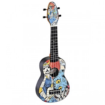 K2-SR Keiki Designer Series Укулеле сопрано, с чехлом и тюнером, Ortega