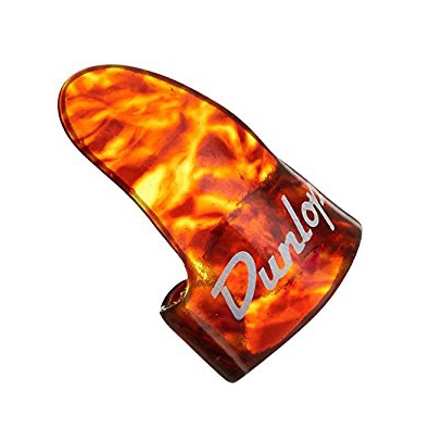 9010R Медиатор на палец 1шт, средние, пестрые, Dunlop