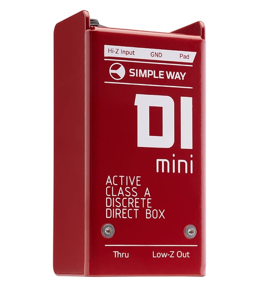 D1mini D.I. Box Дибокс, преобразователь сигнала для гитары, активный, Simpleway Audio