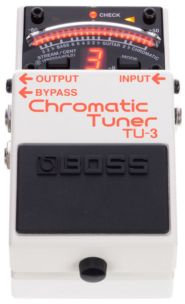 TU-3 гитарная педаль-тюнер. Boss