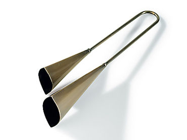 90618000 AGH Latino Agogo Bell, Агого двойной, ручной, латунь, Sonor