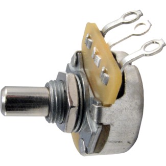 6382 Потенциометр Strat 250k с разделенным валом , резьба 1/4, длина втулки 6,35 мм, Ernie Ball 