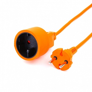 PC-E1-B-10 PowerCube Удлинитель в бухте 6А. 1 розетка. 10м, Электрическая мануфактура