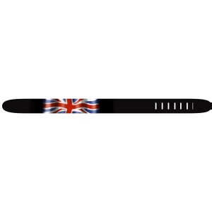(INV) PERRI'S P25LSS-33 UK FLAG - кожаный ремень (Флаг Великобритании)
