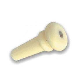 A023IVY Крепление ремня на гитару цвета слоновой кости с черной точкой.Alice 1шт.