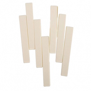 A027FH Порожек нижний для классической гитары, цвет - слоновая кость. 80х3х11,3-9,3мм. Alice