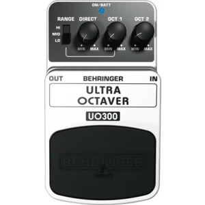 (INV) BEHRINGER UO300 - педаль эффектов (октавер) для гитар и бас-гитар, 3-х режимный