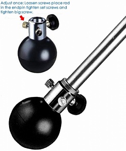 EP85 Super End-pin Упор для шпиля смычковых инструментов. Wolf