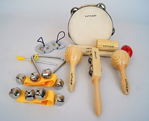 FLT-LT9A Набор перкуссии 9 предметов в чехле.  Fleet