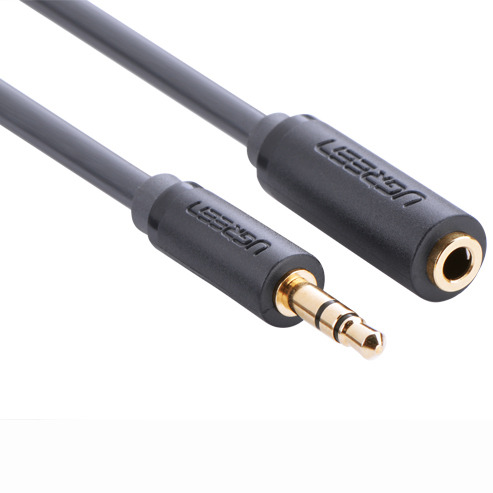 10784 Кабель акустический 2 м , jack 3.5 mm [штекер]- jack 3.5mm [гнездо], UGREEN