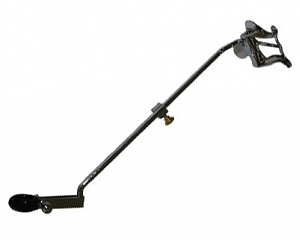 MLFL (A713N) Лира для флейты. Крепление - зажим, цвет- никель LUTNER