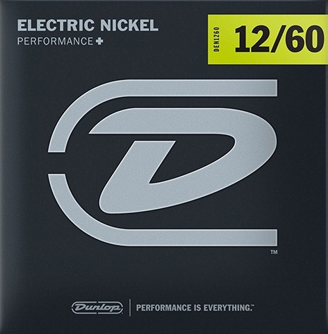 DEN1260 Performance + Комплект струн для электрогитары, никелированные, Med/ExHeavy, 12-60, Dunlop