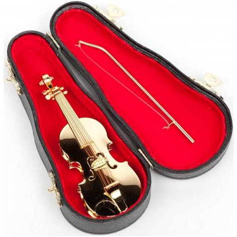 VR-11-S сувенир - скрипка на подставке, кейс в комплекте