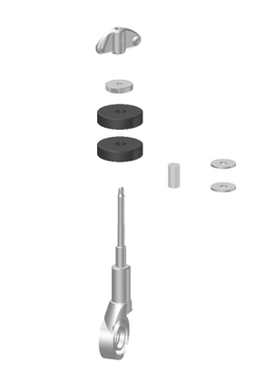 19024001 Hardware 600 BA-CH VE4 Шайба держателя тарелки, Sonor