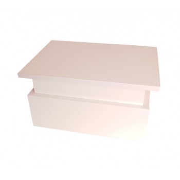 Lut-FS01-WH Подставка под ноги юного пианиста, белая, Lutner