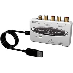 (INV) BEHRINGER UFO202 - цифровой аудиоинтерфейс с предусилителем, для оцифровывания записи с ленты и вини