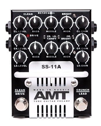 SS-11A (Classic) Ламповый гитарный предусилитель с блоком питания, AMT Electronics