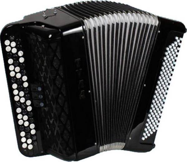 БН-53-2 Баян ученический двухголосный «ТУЛА» готово-выборный  55×120/50-II. Тульская Гармонь