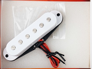 BS-04Bridge-WH Звукосниматель магнитный, сингл, бриджевый, белый, Belcat