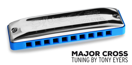 10315D Session Steel Major Cross D Губная гармошка, Seydel Sohne