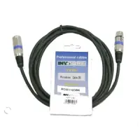 (INV) INVOTONE ACM1106 BK - микрофонный кабель, XLR(папа) <-> XLR(мама), длина 6 м (черный)