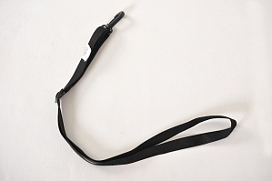 ЛРСФ1 Ремень (гайтан) для саксофона, фагота, на шею, черный, с карабином ЛЮТНЕР