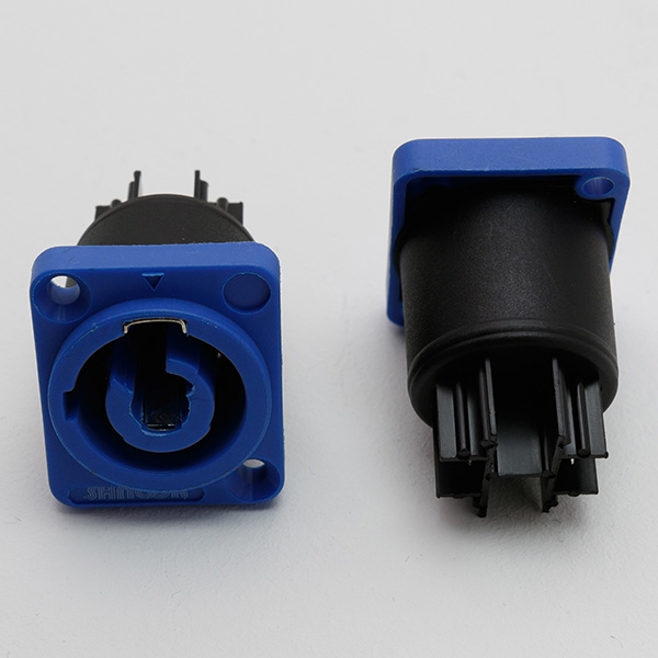 SAC3MDB Разъём панельный силовой Powercon, 3 контакта, power-in, размер D. SHNOOR