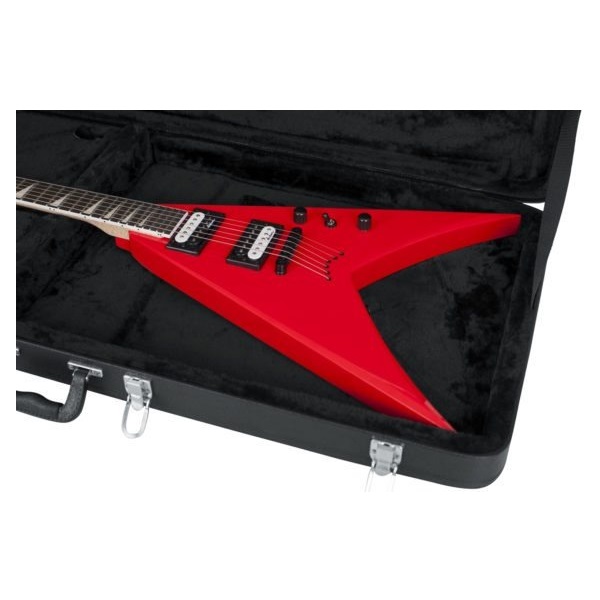 GWE-EXTREME жесткий кейс для гитар типа Flying V и Explorer. GATOR