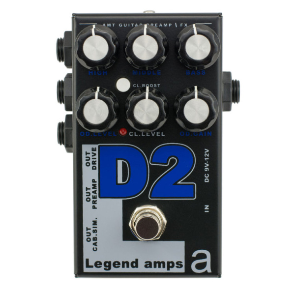D-2 Legend Amps 2 Двухканальный гитарный предусилитель D2 (Diezel), AMT Electronics