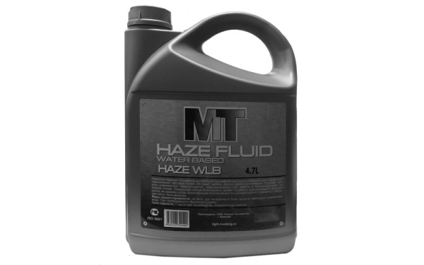 MT-Haze WLB Haze Fluid жидкость для генераторов тумана на водной основе. Канистра 4,7л, MT