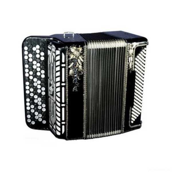 BN-37-BK Баян ученический двухголосный "Тула-209", 92/55х100-II, черный, Тульская Гармонь