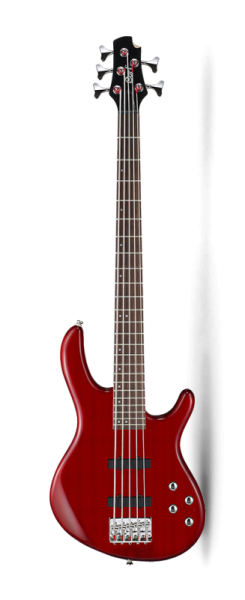Action-Bass-V-Plus-TR Action Series Бас-гитара 5-струнная, красная, Cort