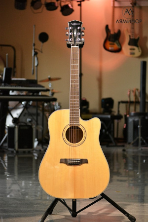 S66 Электроакустическая гитара, дредноут с вырезом, с чехлом. Parkwood