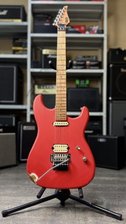 JS-850 RELIC FR Электрогитара Stratocaster, корпус ольха, 22 лада, HS, цвет Relic FR, красный, JET